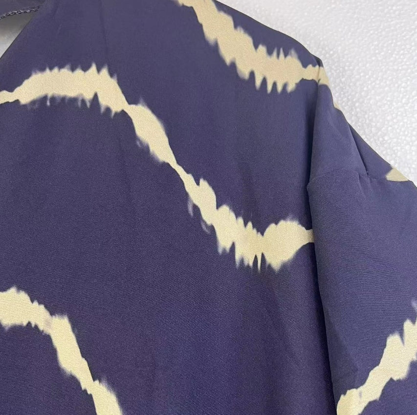 WW | Long Cardigan Dress In Retro Style