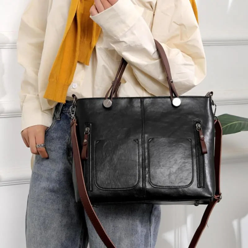 Maelis - Leather shoulder bag