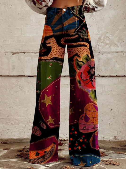 Marit | Vintage Wide Boho Pants