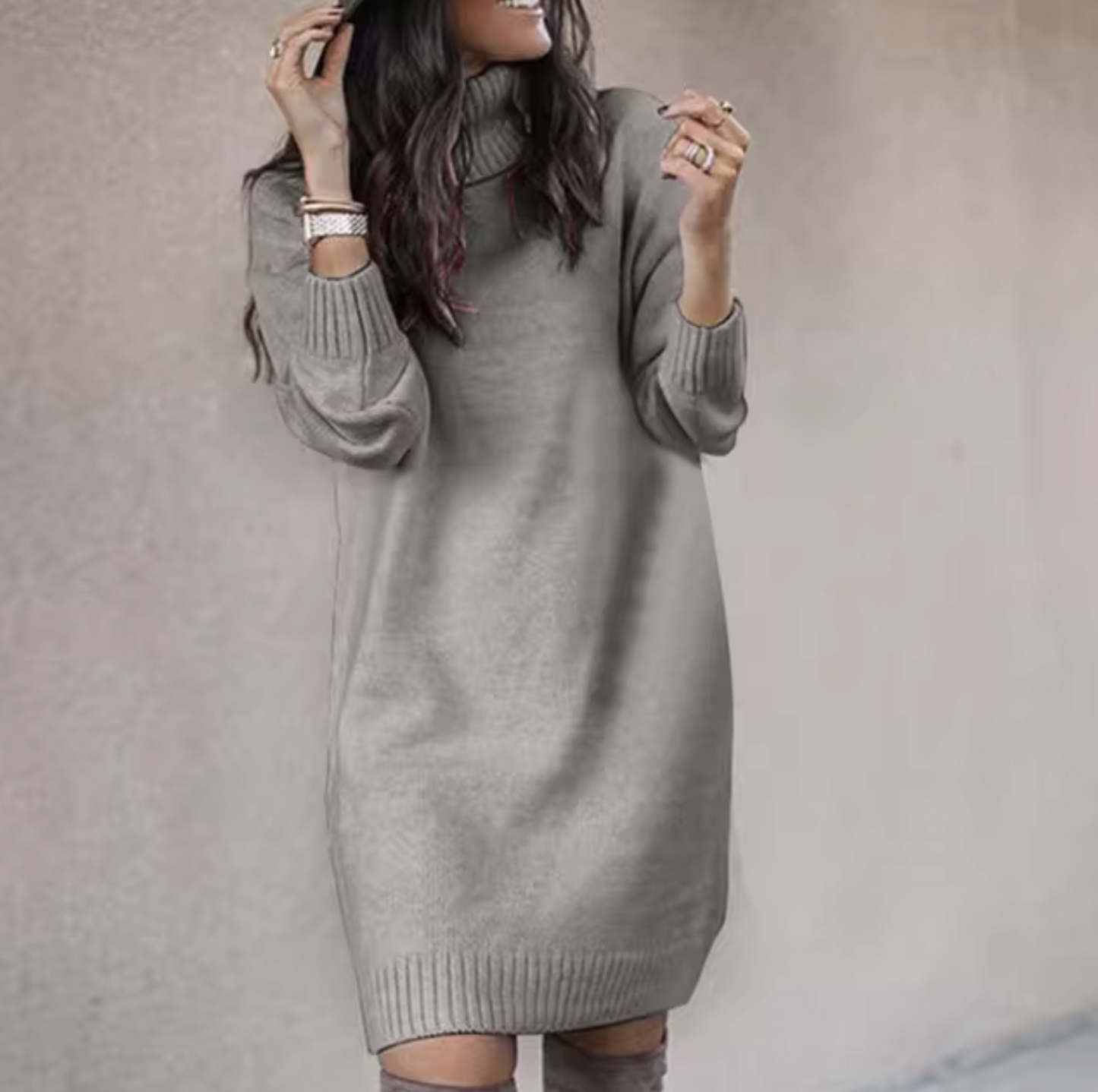 WW | Loose Sweater Dress