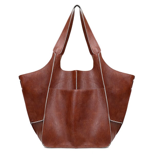 Xylia | New oversized handmade vegan leather handbag