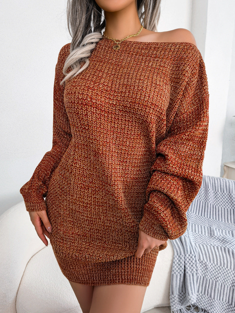 WW | Cozy knitted dress for chic autumn days