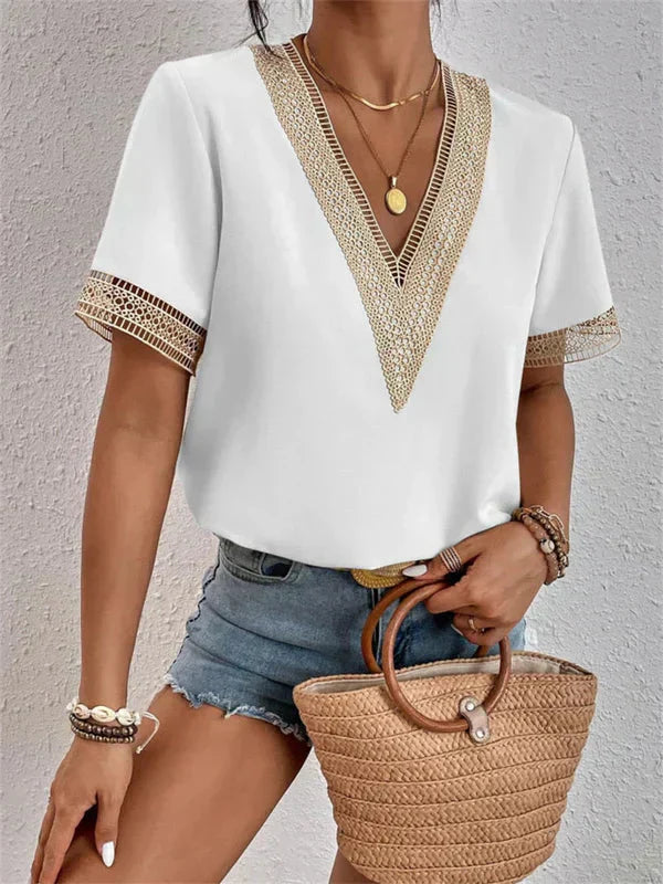 Neckline top for women