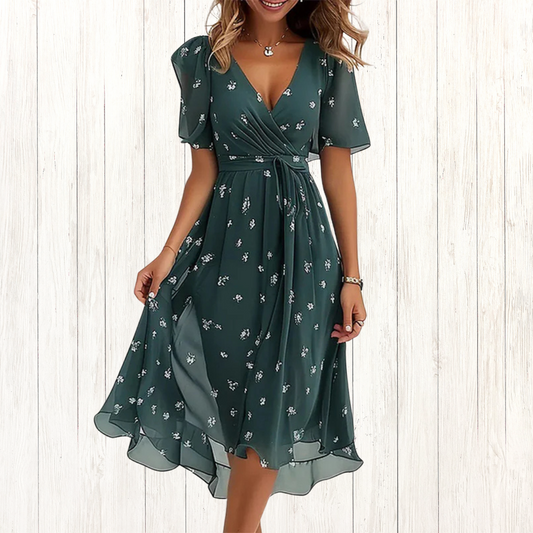 Eva | Elegant short sleeve dress