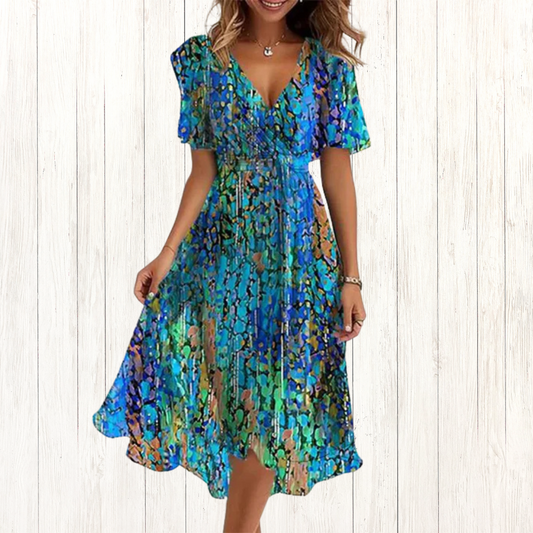 Gola | Elegant short sleeve dress