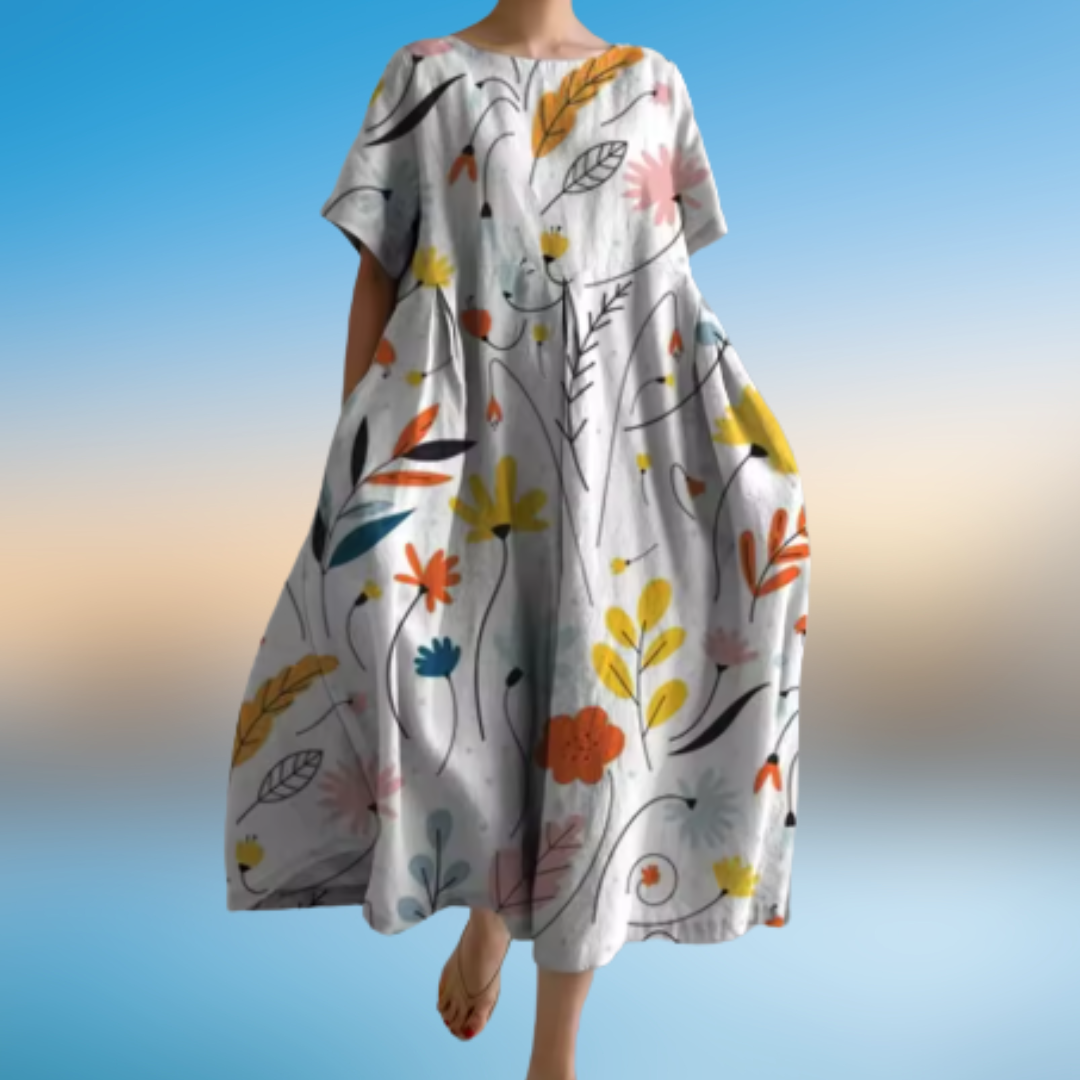 Freya - Colorful women's dress