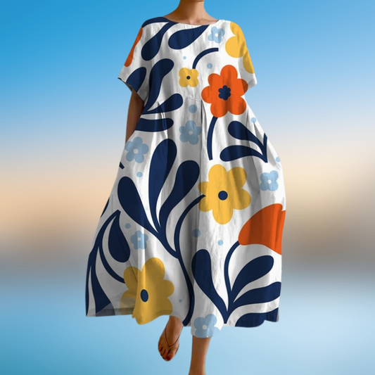 Jessica - Colorful Flower women's dress