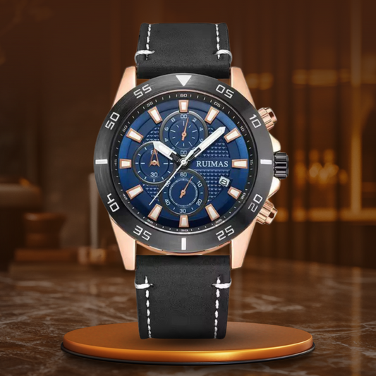 Dial Quartz Chronograph Watch