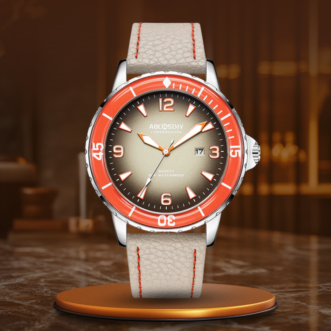 Leather Strap Casual Watch