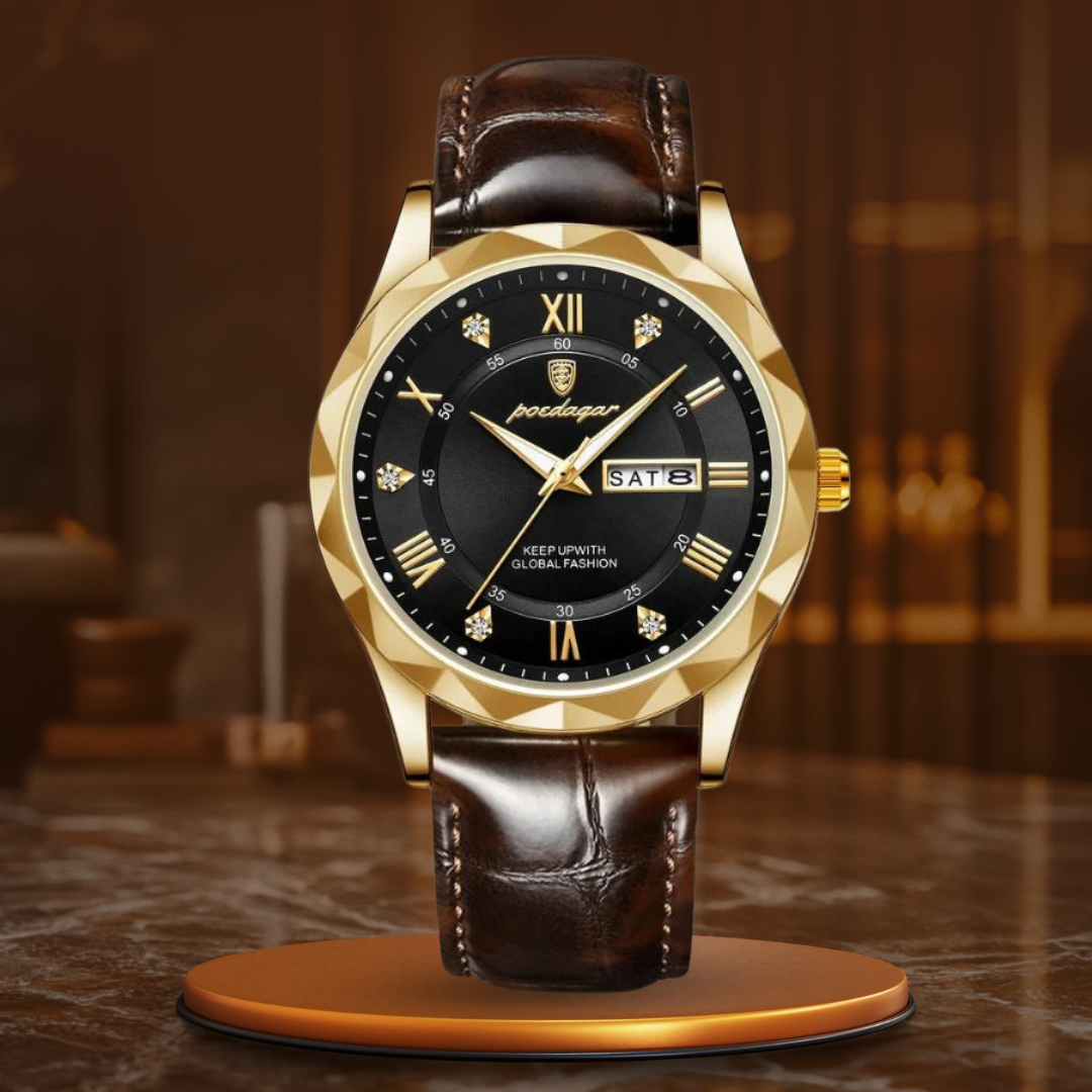 Luxury Leather Band Quartz Watch