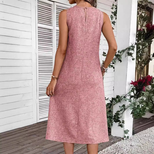 loose and comfortable knitted dress