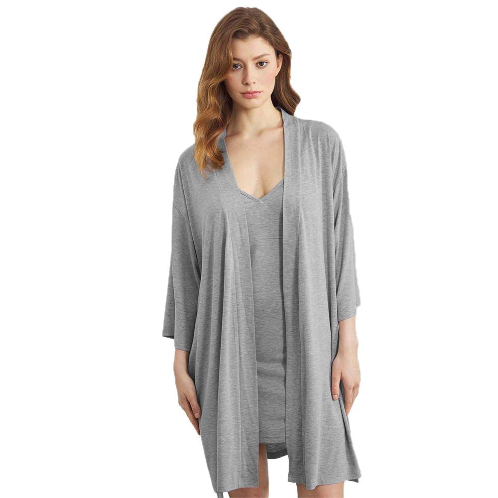 Women's kimono robe with flowing cut and elegant details