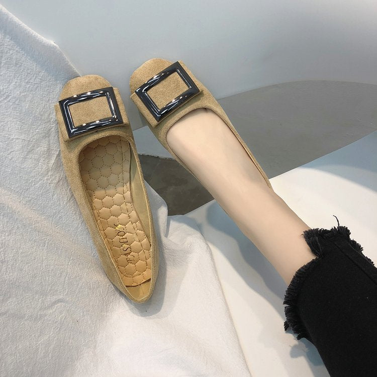 Women's ballerinas with elegant decoration and comfortable sole W&W