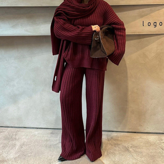 Women's knitted suit
