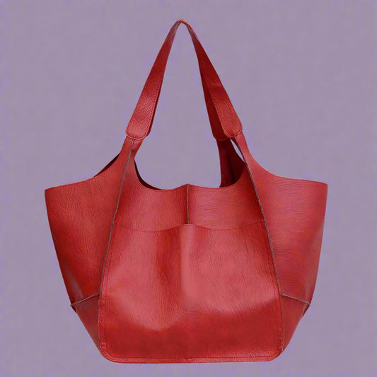 Zanna - Stylish large bag made of soft leather