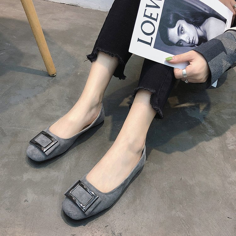 Women's ballerinas with elegant decoration and comfortable sole W&W