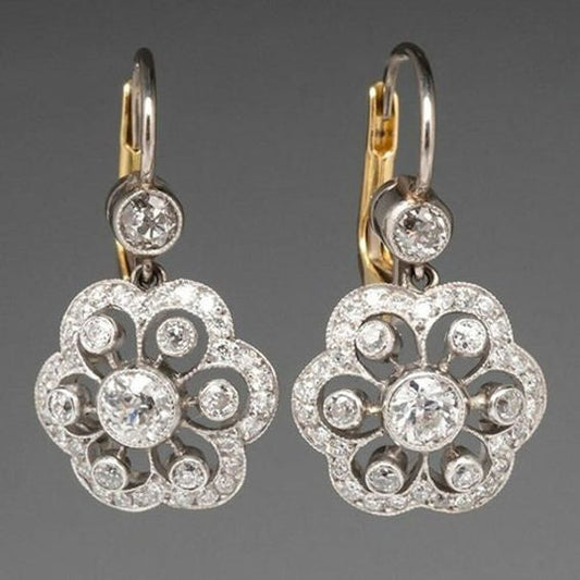 Mandala Crystal Earrings