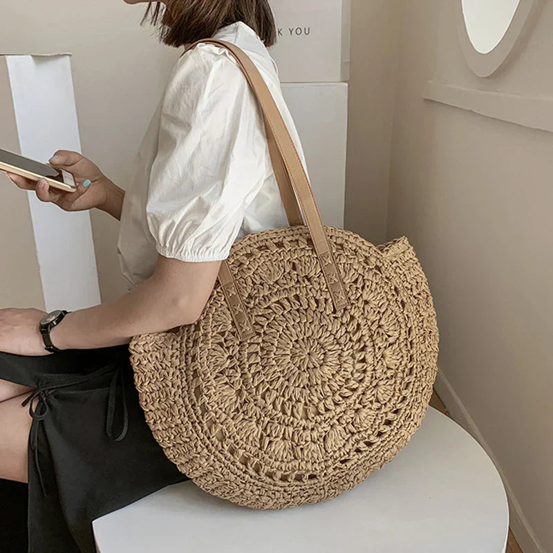 Zo‘ | Handmade elegant multifunctional straw handbag