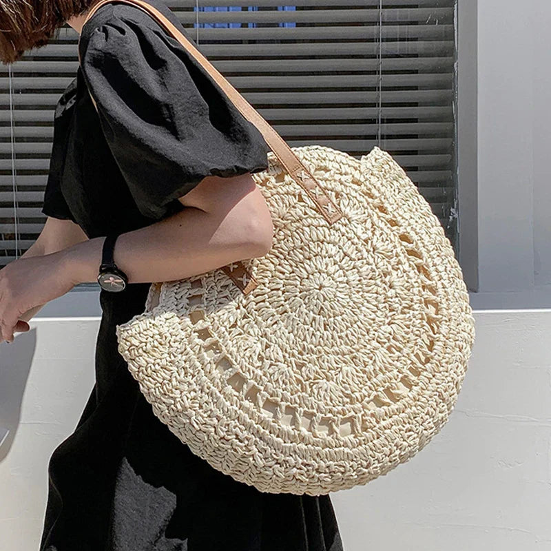 Zo‘ | Handmade elegant multifunctional straw handbag