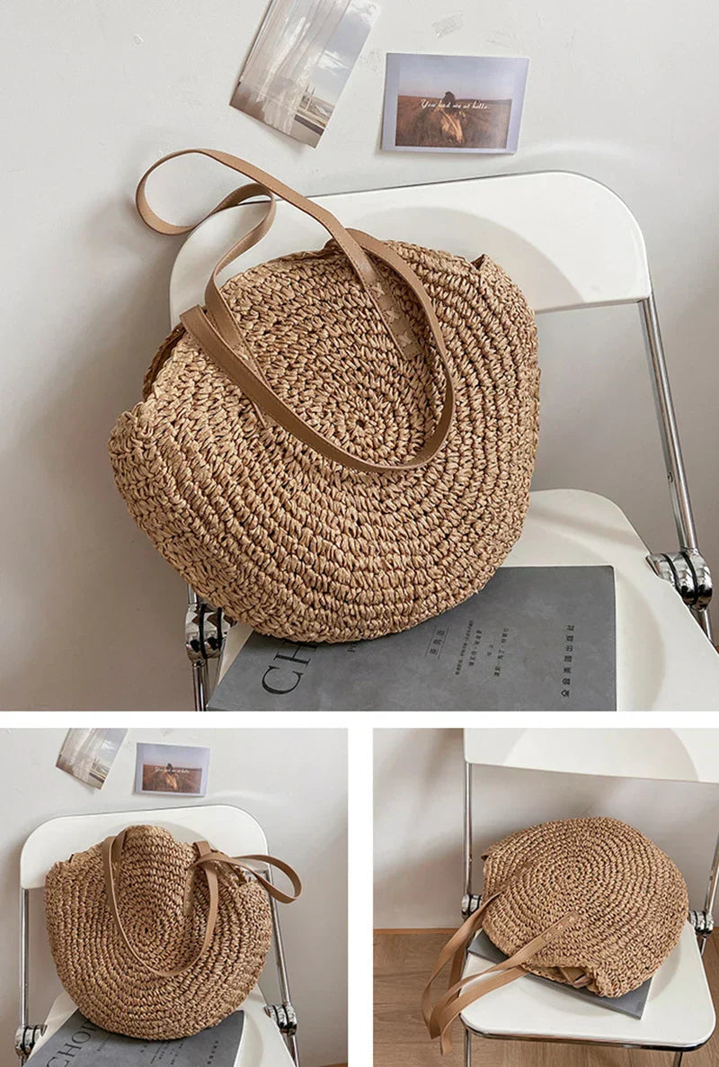 Zo‘ | Handmade elegant multifunctional straw handbag