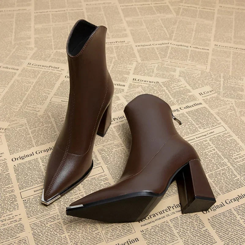 Charlea™ | Comfortable Leather Heels