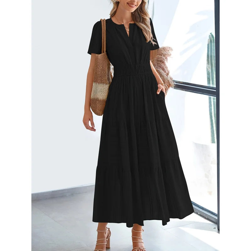 NATALIE - ELEGANT BELLY COVERING DRESS