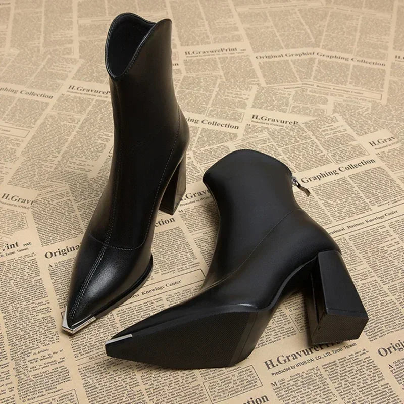 Charlea™ | Comfortable Leather Heels