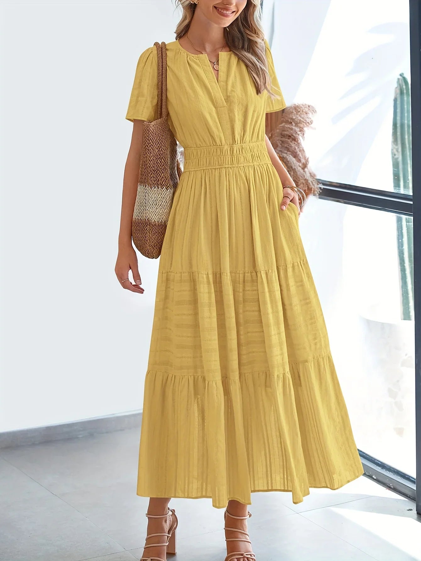 NATALIE - ELEGANT BELLY COVERING DRESS