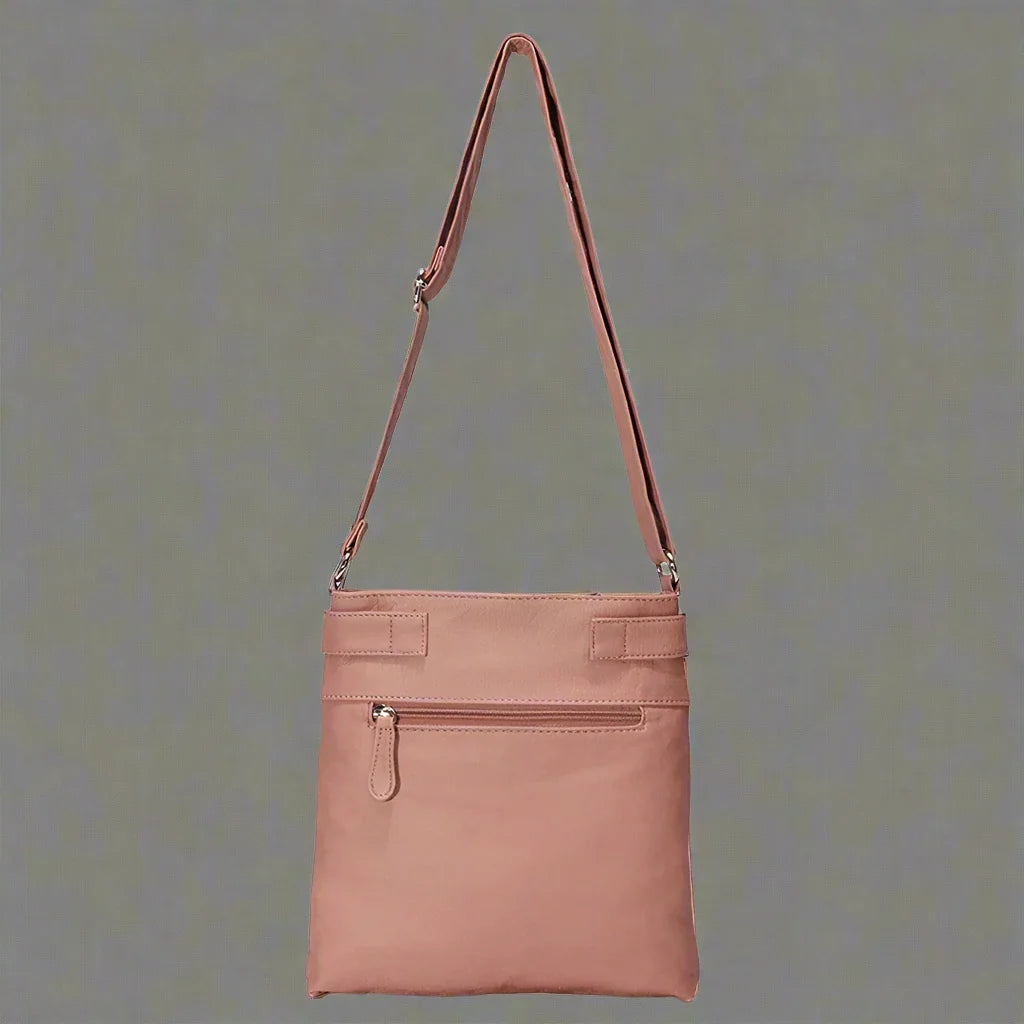 Zara | Soft leather shoulder bag with multiple compartments