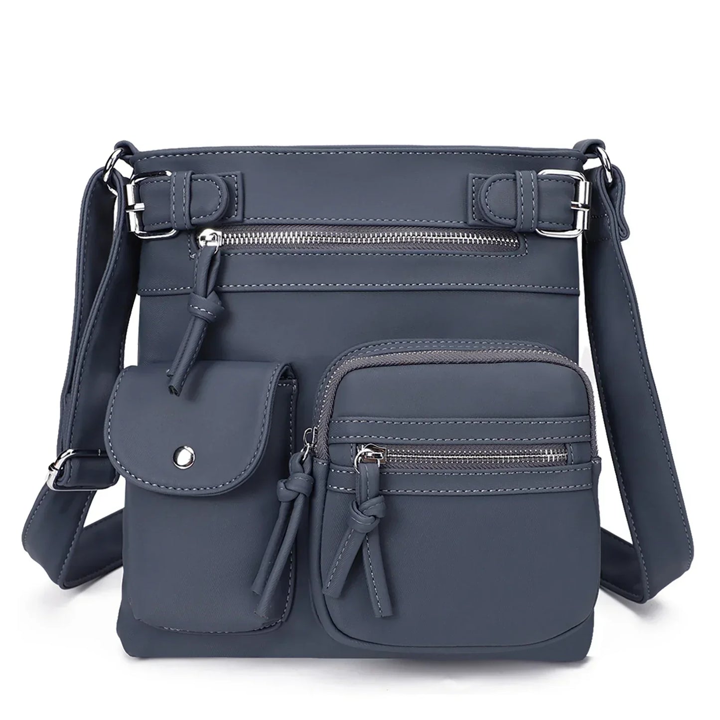 Zara | Soft leather shoulder bag with multiple compartments