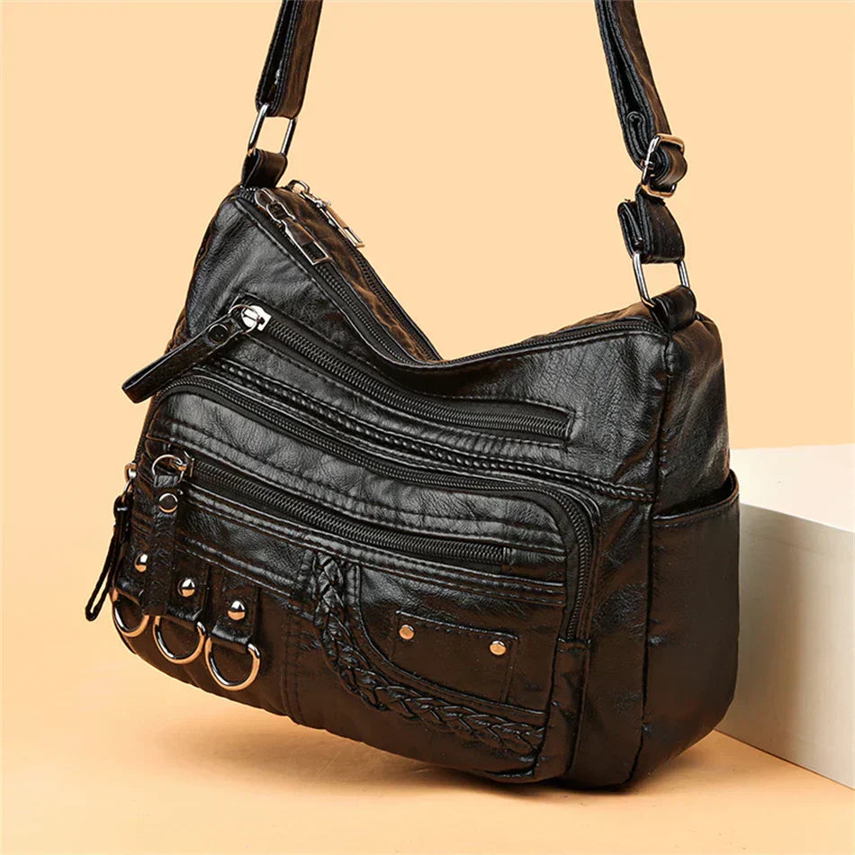 Ayla - Stylish handbags made of vegan leather in vintage style