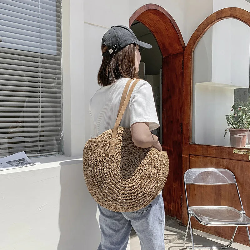 Zo‘ | Handmade elegant multifunctional straw handbag