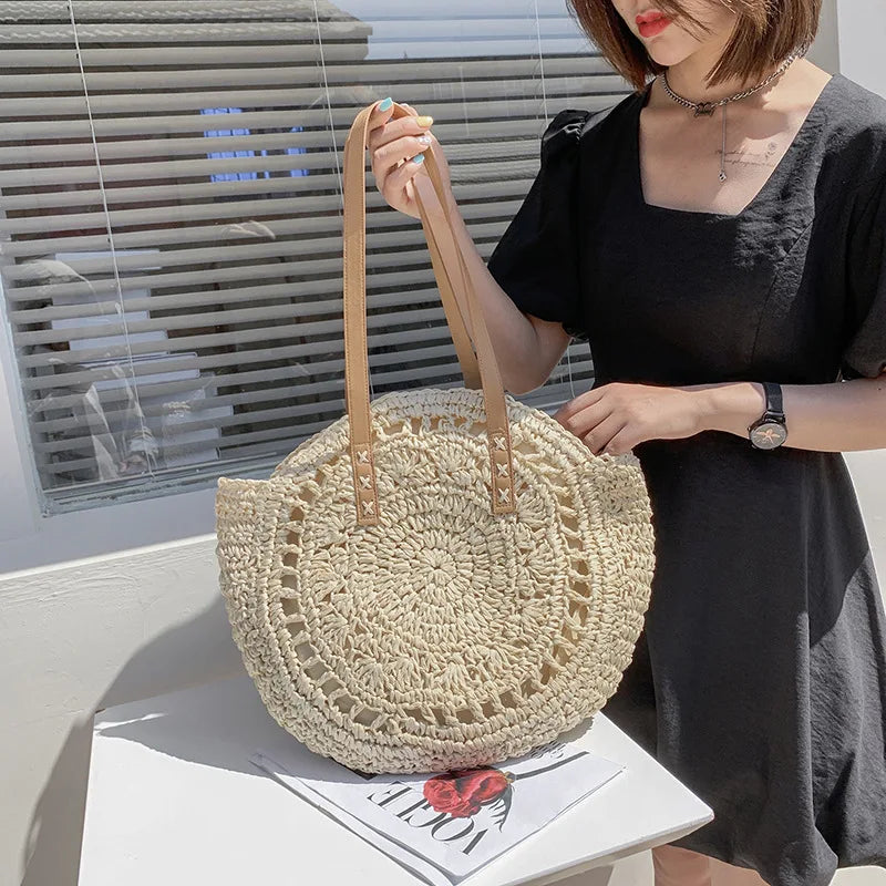 Zo‘ | Handmade elegant multifunctional straw handbag