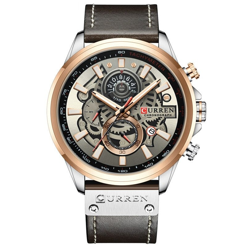 Multifunction Quartz Calendar Watch