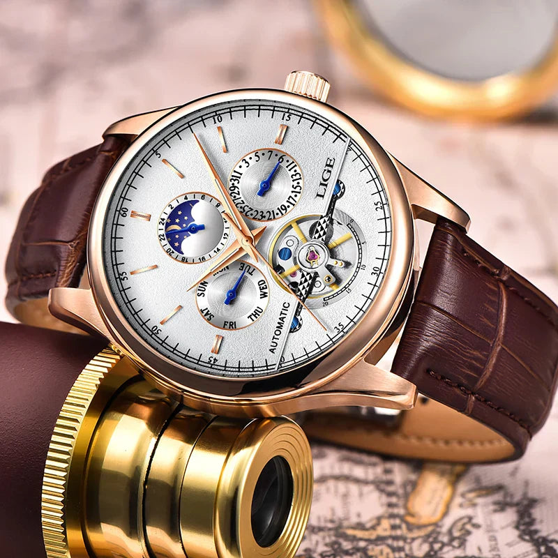 Automatic Mechanical Tourbillon Watch