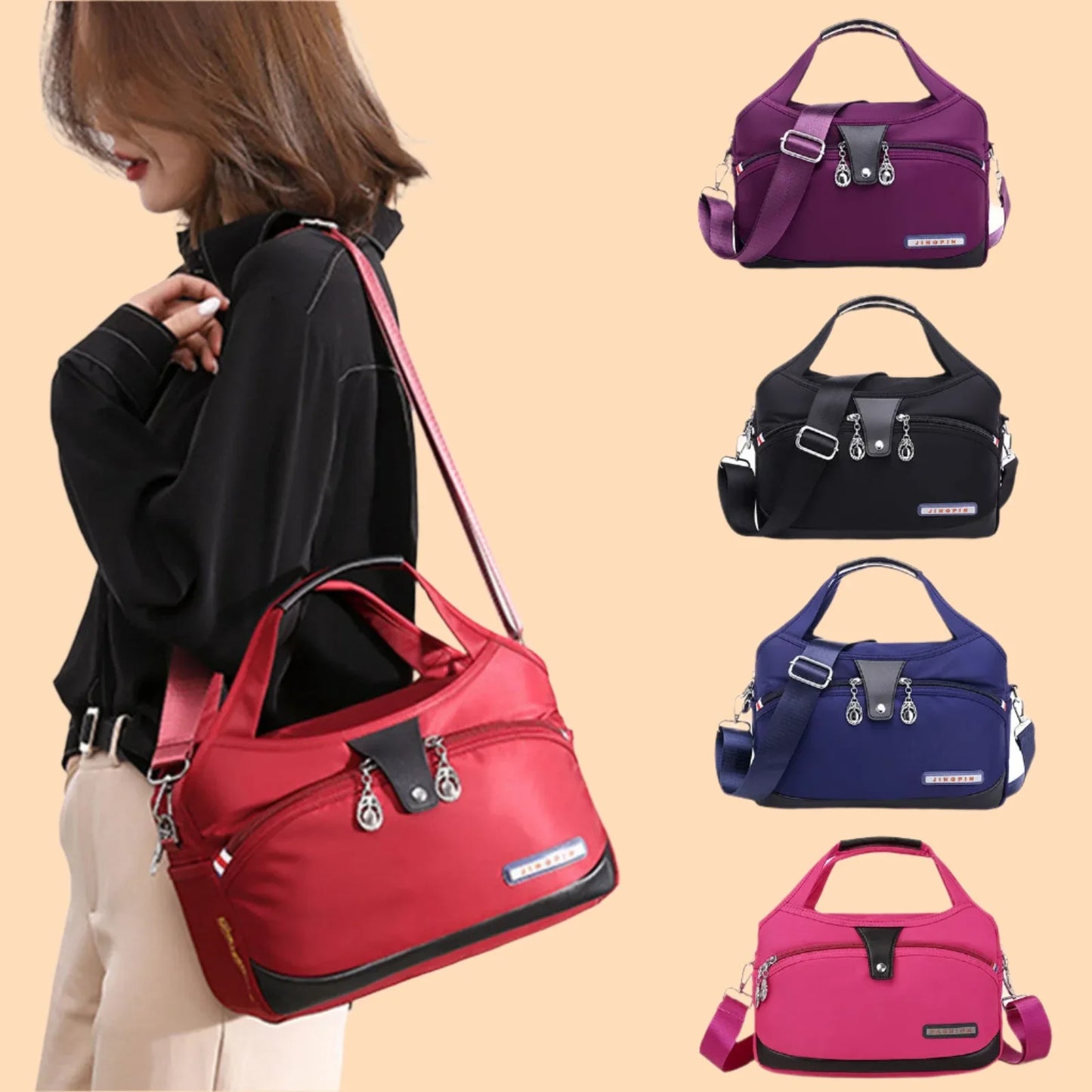 Skyla - Fashionable, stylish handbag with anti-theft protection