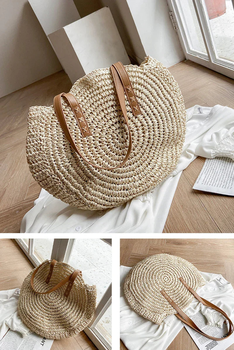 Zo‘ | Handmade elegant multifunctional straw handbag