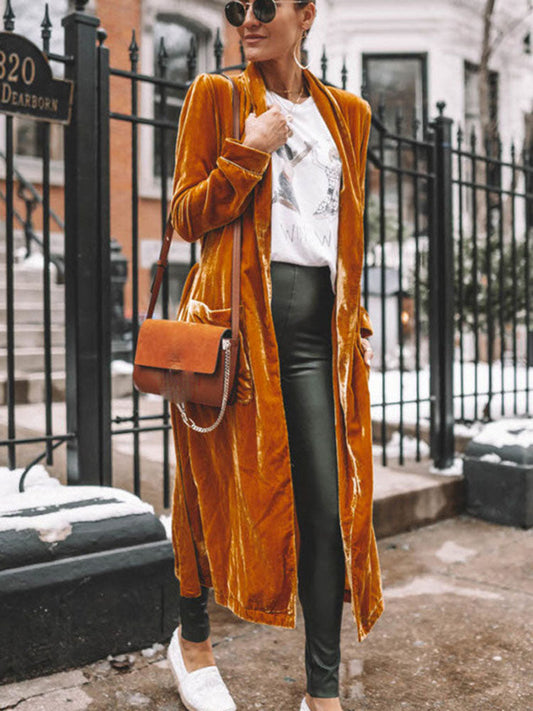 Uplifting My Way Velvet Kimono Jacket