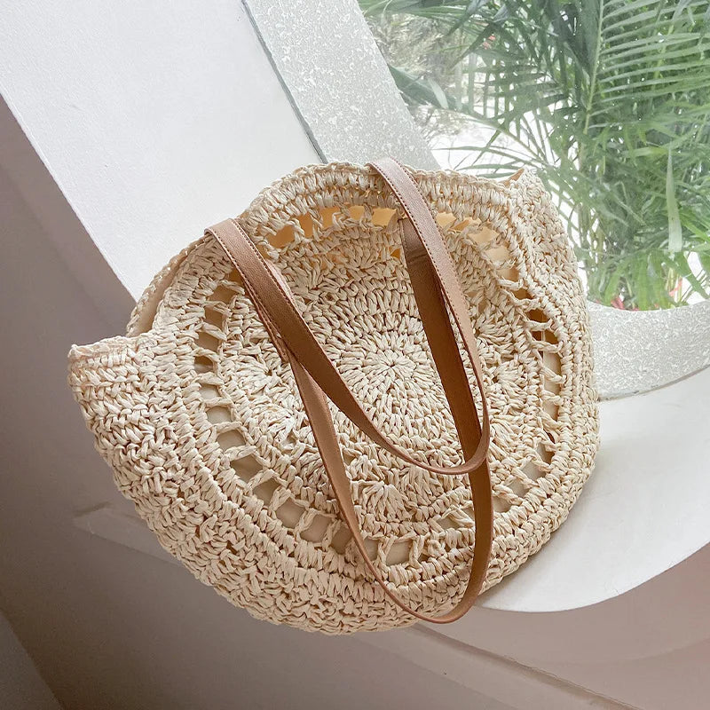 Zo‘ | Handmade elegant multifunctional straw handbag