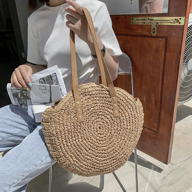 Zo‘ | Handmade elegant multifunctional straw handbag