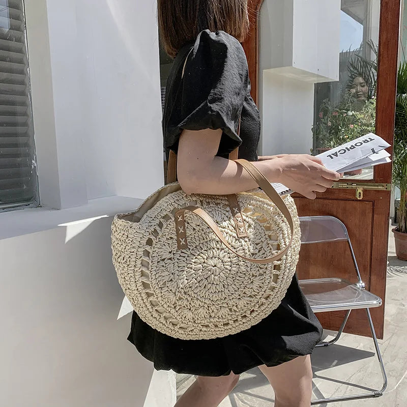 Zo‘ | Handmade elegant multifunctional straw handbag