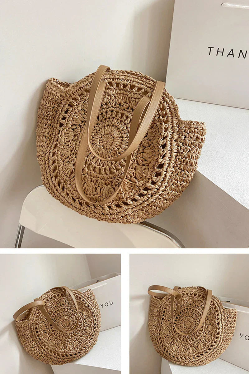 Zo‘ | Handmade elegant multifunctional straw handbag