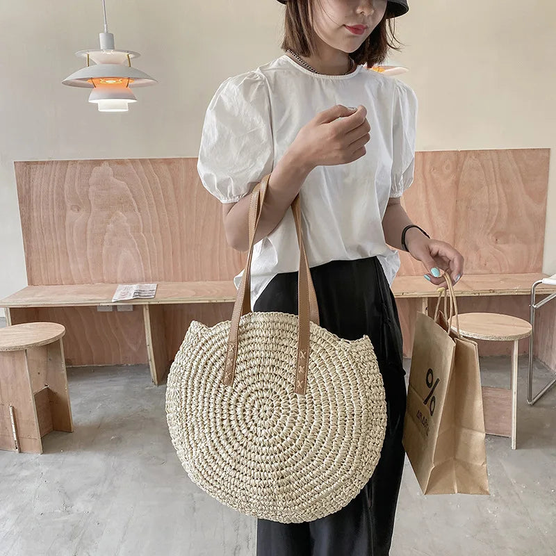 Zo‘ | Handmade elegant multifunctional straw handbag