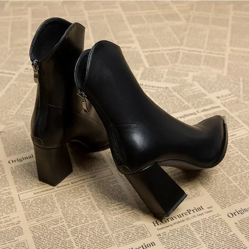 Charlea™ | Comfortable Leather Heels