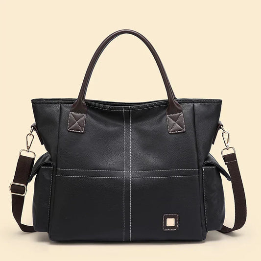 Svala | Large leather tote bag