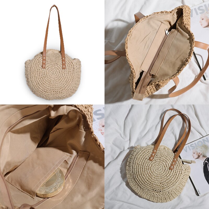 Zo‘ | Handmade elegant multifunctional straw handbag