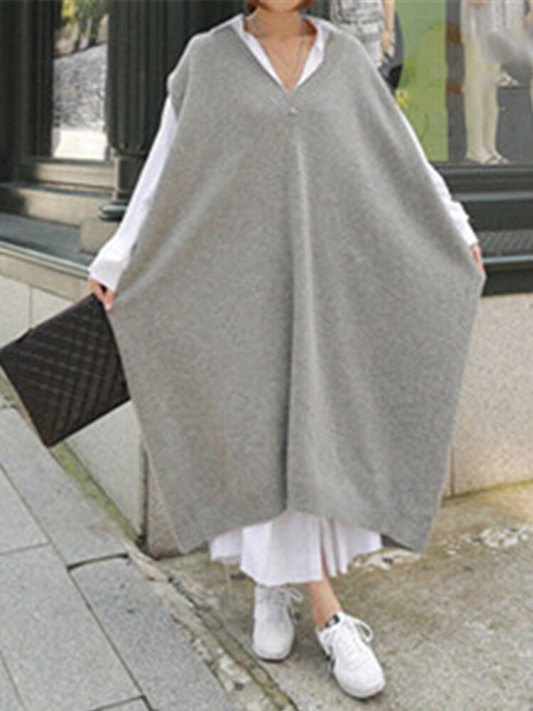 WW | Cozy Sweater Dress with Neckline