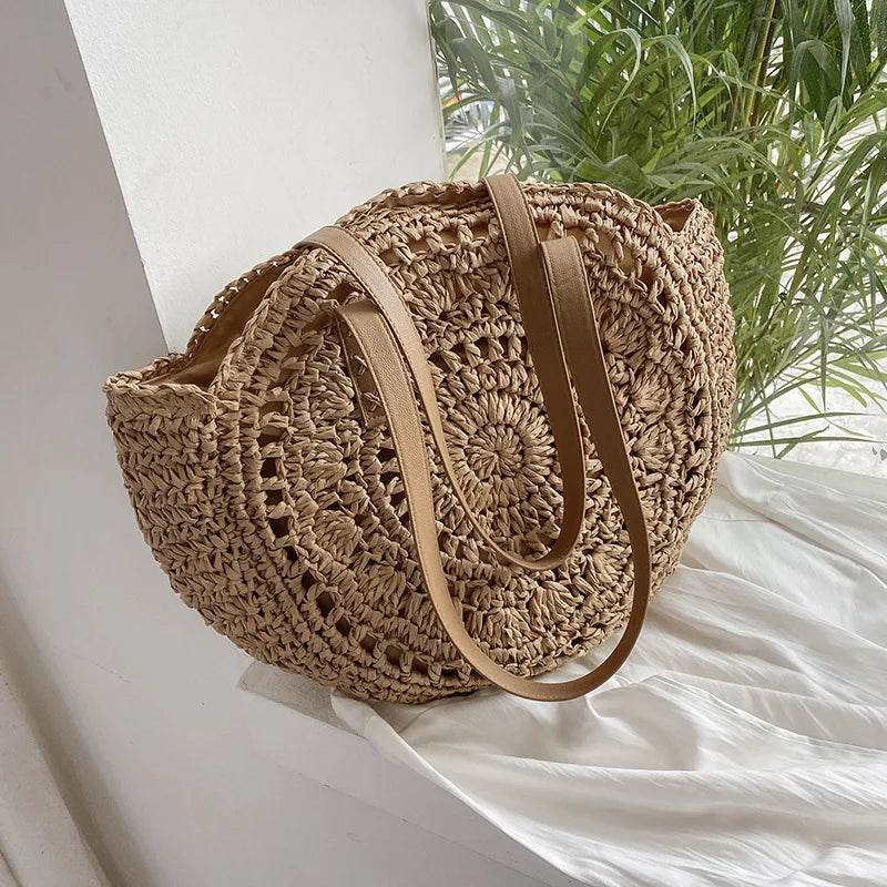 Zo‘ | Handmade elegant multifunctional straw handbag