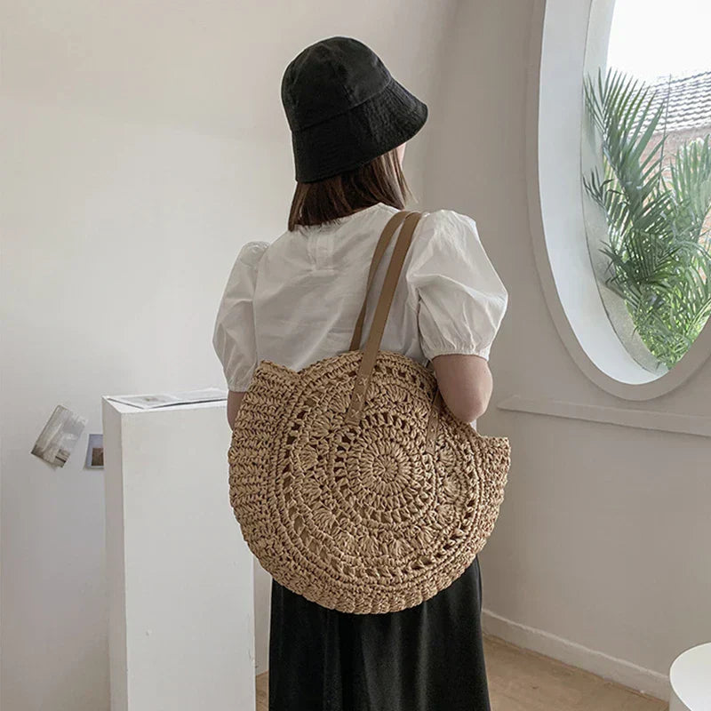 Zo‘ | Handmade elegant multifunctional straw handbag