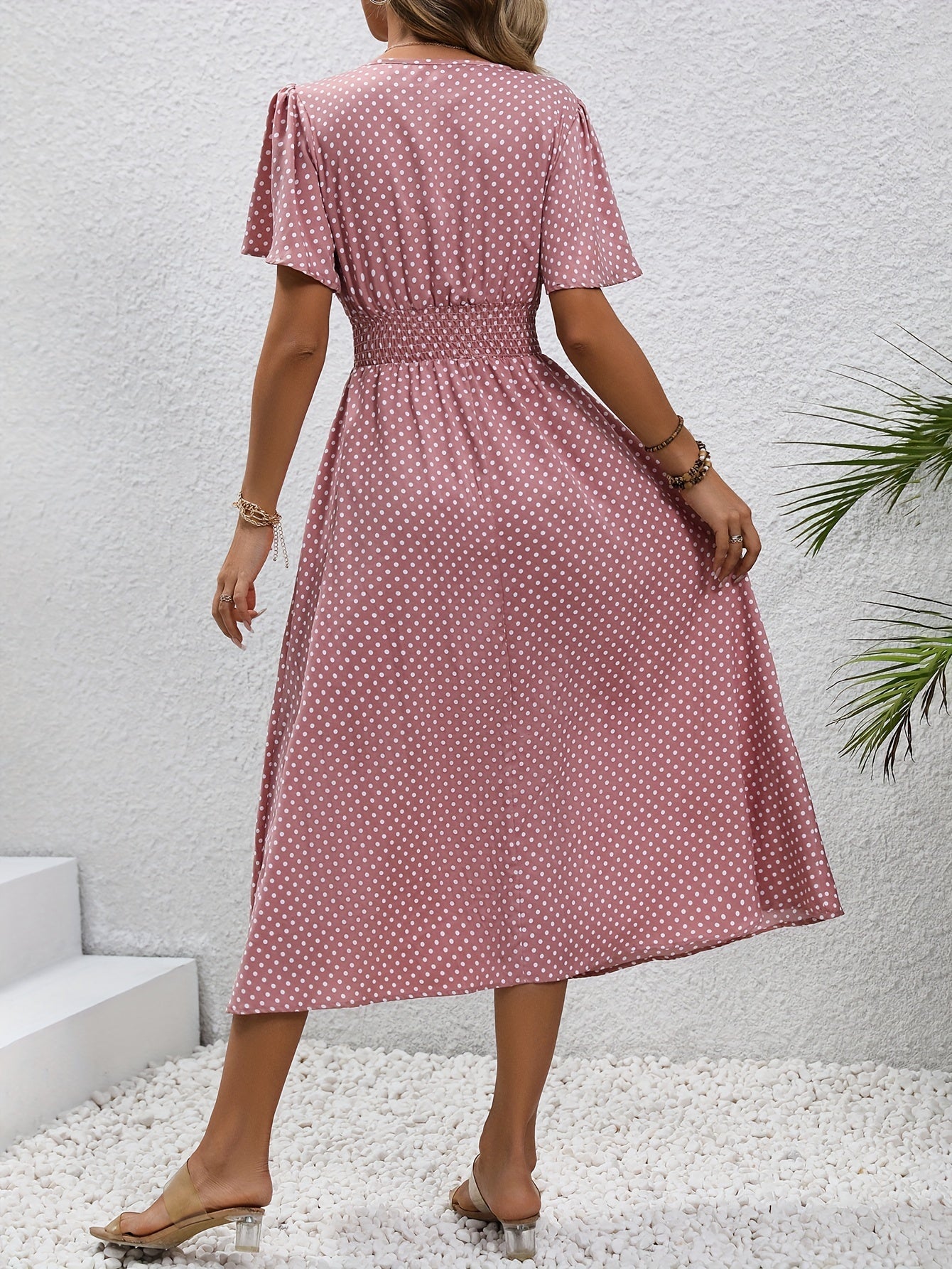 Jane - Midi Dress for Women (Polka Dot)